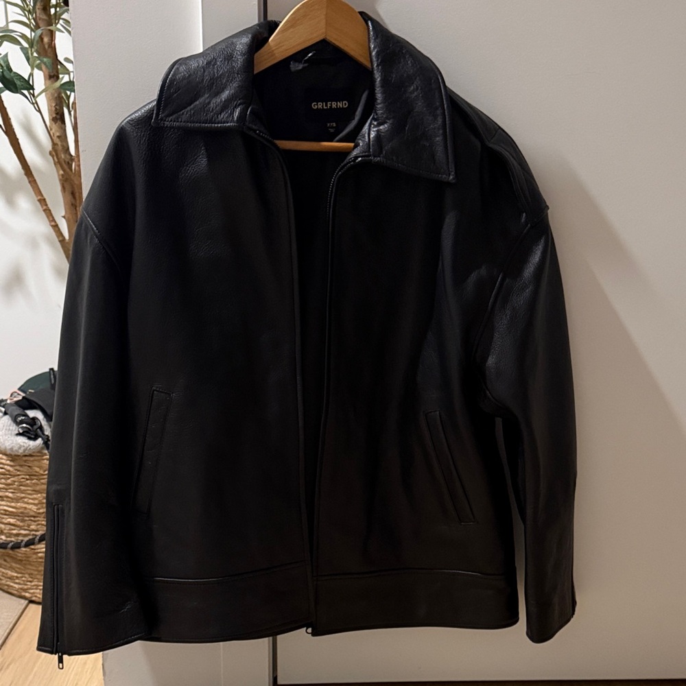 GRLFRND leather jacket